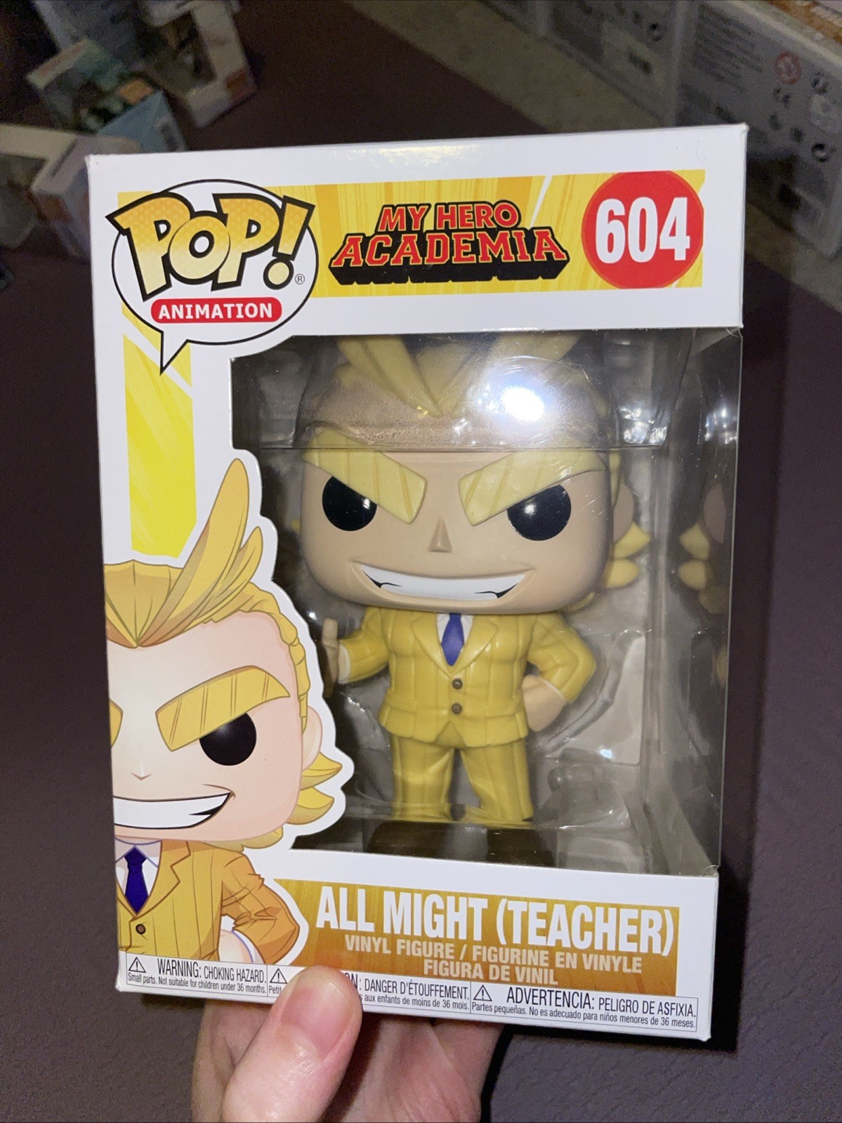 Funko Pop! Animation: My Hero Academia All Might (Teacher) Vinyl Figure #604