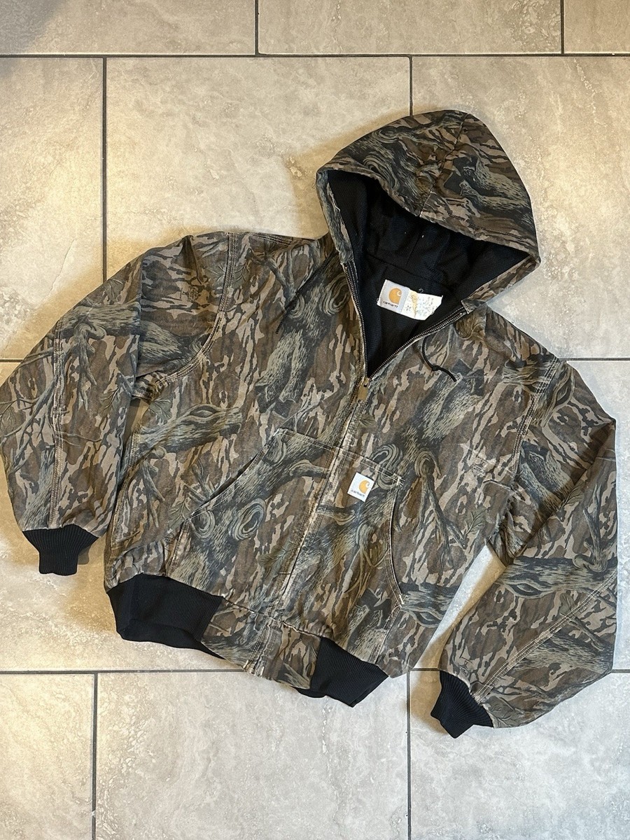 Carhartt mossy oak 1990s JR245 vintage heavy camo jacket | eBay