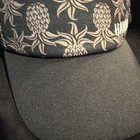 Surfware HAWAII PINEAPPLE Pattern Trucker Hat Cap Mesh Adj. Back Black/Gray NWOT — photo 6