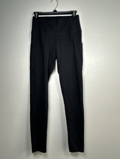 Black high-waisted leggings with pockets Size M leggings