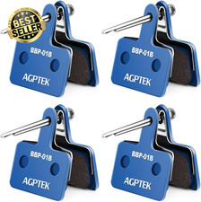 Bike Disc Brake Pads Semi-Metallic – Fits Shimano Deore TRP Tektro MTB Brakes