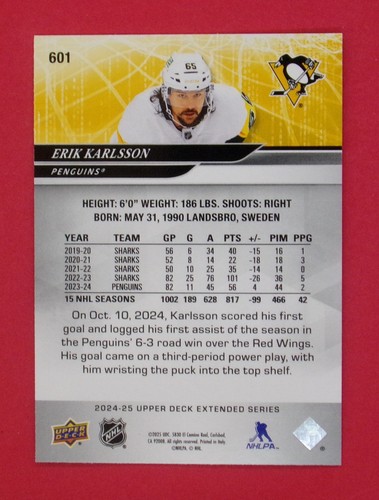 2024-25 Upper Deck Extended Ice Hockey - Pick Your Card - Picture 123 of 215