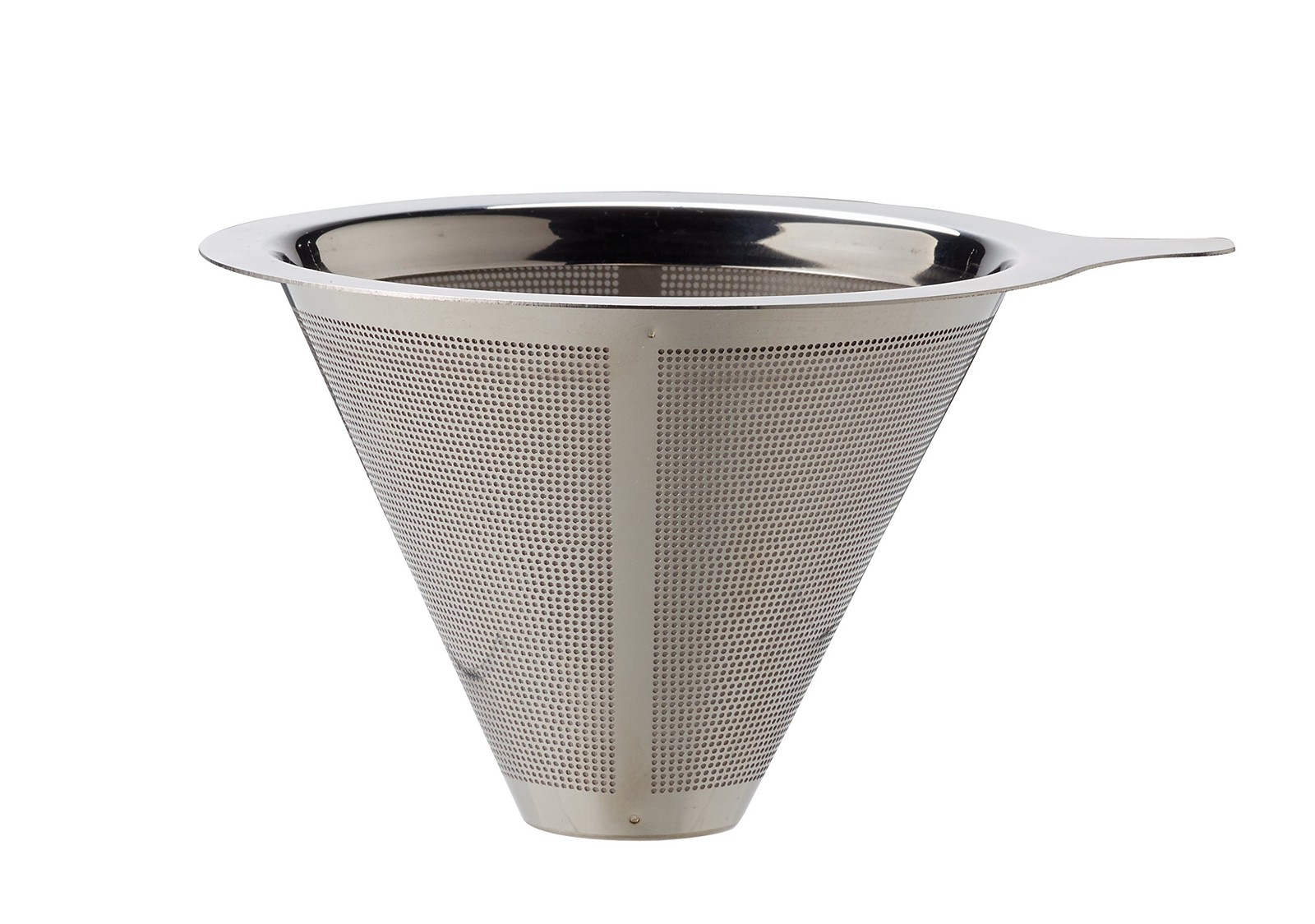 Pour-Over Coffee Filter, 18/8 Stainless Steel, 4-Servings, 4-Cup Capacity