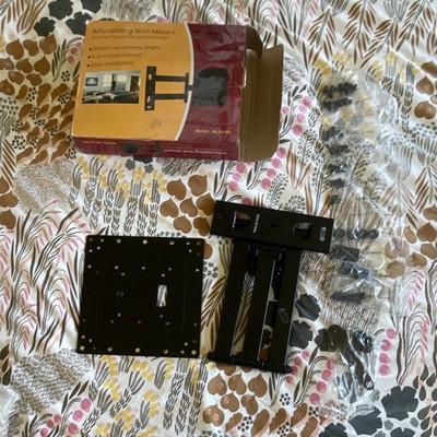 VideoSecu ML541BX Articulating Full Motion Wall Mount Black for Flat Panel TVs