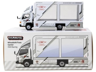 MITSUBISHI FUSO CANTER DISPLAY TRUCK RHD EVA 1/64 BY TARMAC WORKS