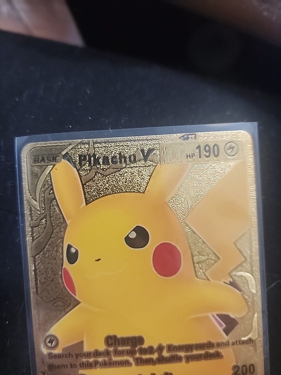 2020 Pokémon Pikachu V HP 190 Charge - Thunderbolt 200 170/185