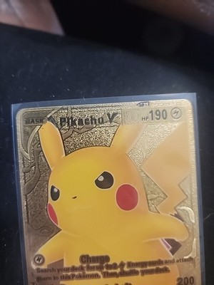 2020 Pokémon Pikachu V HP 190 Charge - Thunderbolt 200 170/185