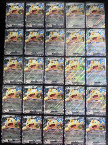 25x MEOWTH?!? Meowth Ex #62 - Pokemon Perfect Order Lot - Playable Hits NM