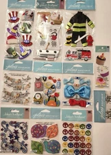 Lot Of 11 JOLEE'S BOUTIQUE Dimensional  Scrapbooking Stickers MIX