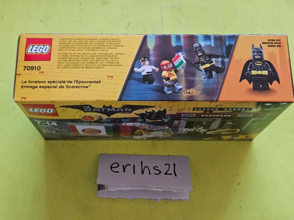LEGO 70910 El LEGO Batman Película Espantapájaros Entrega Especial Nuevo Caja Sellada Foto 3 de 4