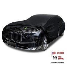 Car Cover Waterproof All Weather for A4 Fit Sedan Length 199" To 208" Black