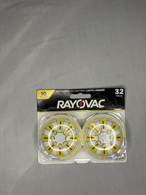 Rayovac Size 13 Hearing Aid Batteries, 2-Pack, 32-Count