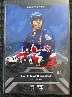 Tom Schreiber 2025 TFL National Lacrosse League NLL Home Floor Card #49/75
