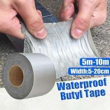 Waterproof Butyl Tape Aluminum Foil Roof Wall Crack Repair Sealant Heat