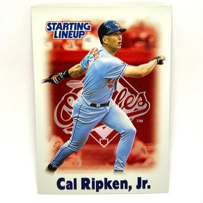 2000 Starting Lineup Foil Card - Cal Ripken Jr. #NNO Baltimore Orioles HOF EX