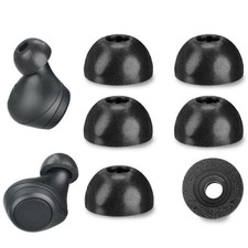 Memory Foam Ear Tips Replacement for Jabra Elite 75t 65t Headphone Earbuds S M L