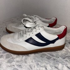 Vince Men s Oasis Leather Low Top Leather Sneakers Size 7 /womens 8 EU 39