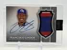 2017 Topps Dynasty Francisco Lindor AP-FL6 Auto Jersey Patch 4/10 NY Mets PR SSP