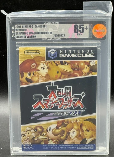 Super Smash Bros Melee Nintendo GameCube Japanese Version Sealed VGA 85+ Graded