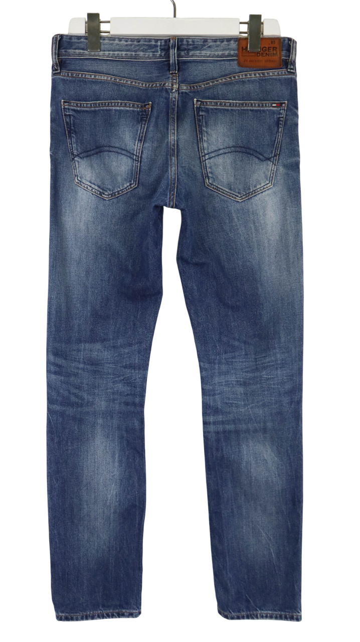 TOMMY HILFIGER Scanton Peb Penrose Blue Jeans Men's W30/L32 Faded Zip Fly Slim thumbnail 2