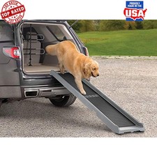 Portable Non-Slip Dog Ramp For Large Pets Easy Access To Vehicles Home New