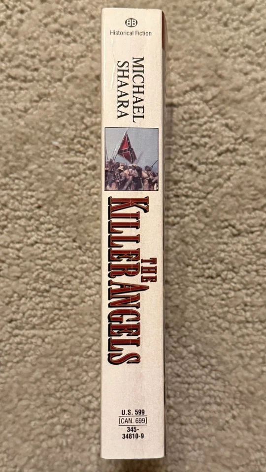 THE KILLER ANGELS BY MICHAEL SHAARA 1993 BALLANTINE PAPERBACK NOVEL CIVIL WAR #2 - Image 3 of 4