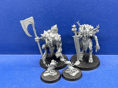 Warhammer Quest Darkwater - 2 Cankerborn + 2 marker der Maggotkin of Nurgle