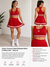 juicy couture pleated skirt