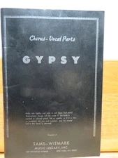 Musical Score for Chorus-Vocal Parts for Gypsy 1977