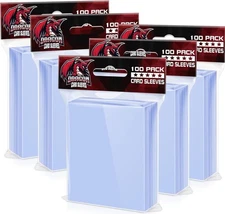 500 Count TopLoaders Card Sleeves for Trading Card, Soft Clear Baseball Card...