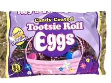 3.14 oz Bag TOOTSIE ROLL Candy Coated Eggs Gluten and Peanut-Free Easter Treats