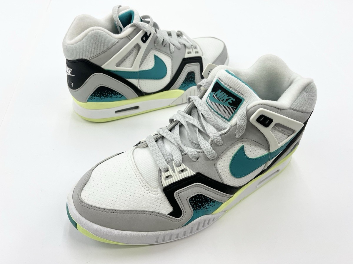 2013 Nike Air Tech Challenge II White turbo Green Sz 9.5 Men Shoes