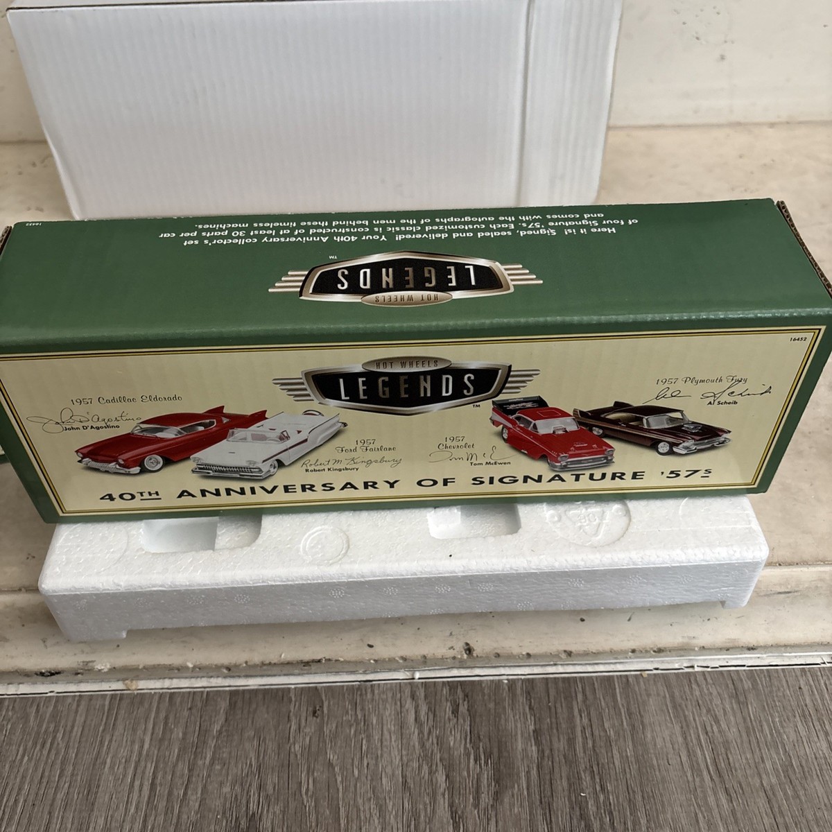 Hot Wheels Legends 40th Anniversary of Signature '57's (4)Car Set