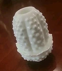 Fenton Milk Glass Hobnail Fairy Lamp Light Vintage Excellent Condition
