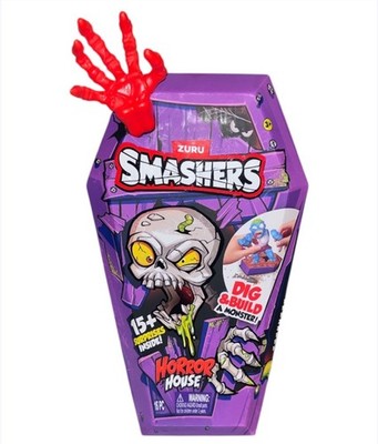 Zuru Smashers Horror House Coffin Playset 16 Items Surprise Accessories