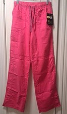 Wonder Wink Wonder Flex Size ST Hot Pink 7 Pocket Drawstring Scrub Bottom Pants