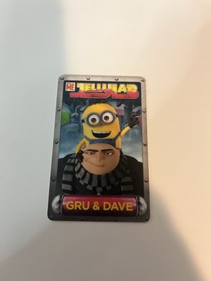 New Minions Despicable Me Jelly Lab Gru And Dave Dave & Busters Card