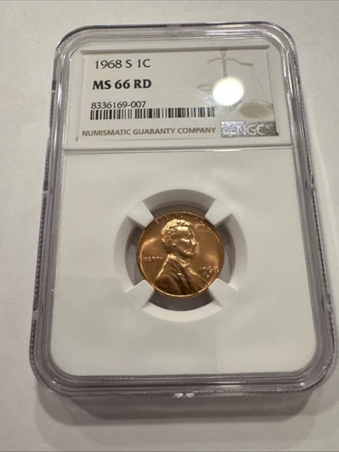 1968 S Lincoln Cent MS66 RD NGC #113 SEE DESCRIPTION