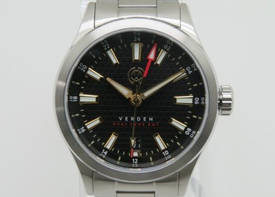 2024 Henry Archer Verden GMT Men's 39mm Stainless Steel Automatic Wristwatch