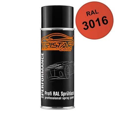 TRISTARCOLOR RAL 3016 Korallenrot Spraydose alle Glanzgrade Varianten