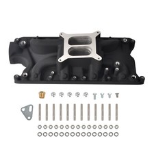 Aluminum Dual Plane Intake Manifold For Small Block Ford Sbf 260 289 302 Black Aluminum Dual Plane Intake Manifold For Small Block Ford Sbf 260 289 302 Black