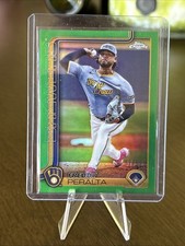 2025 Topps Chrome - Freddy Peralta #95 Green Refractor /99