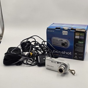 Sony Cyber-shot DSC-P100 5.1MP Digital Camera Silver Tested With 4gb Card