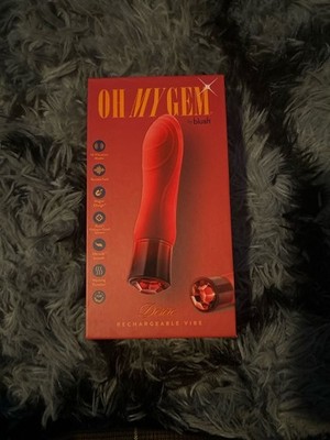 Blush Oh My Gem Desire Rechargeable Warming Vibrator - Ruby
