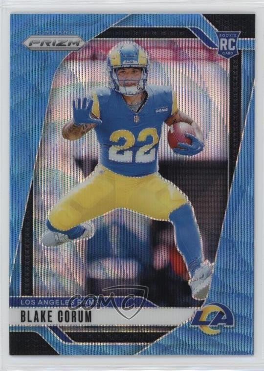2024 Panini Prizm Rookies Blue Wave 108/230 Blake Corum #308 Rookie RC 1t5