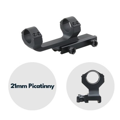 Vector Optics SCTM-63 Blockmontage 25,4mm Tubus, 21mm Picatinny/Weaverl, h=38mm