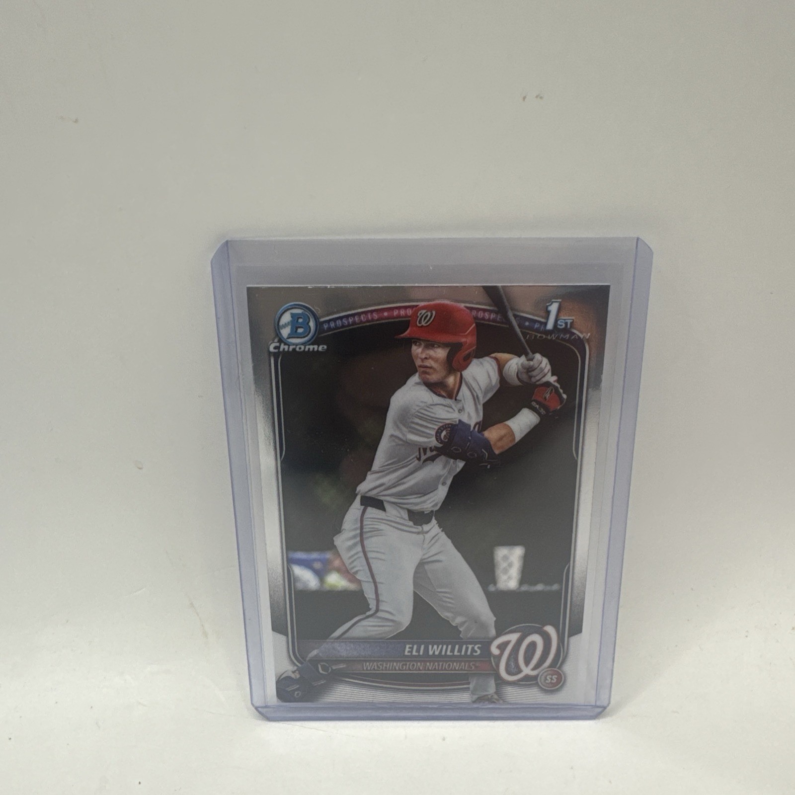 2025 Bowman Draft Eli Willits Chrome 1st Prospect #BDC-1 Nationals