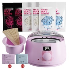 Digital Wax Warmer Beginner Friendly Waxing Kit Smart Temp Control