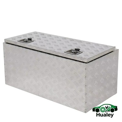 Lockable Aluminum Underbody Storage Box 30x18x18'' for Truck & Trailer Use