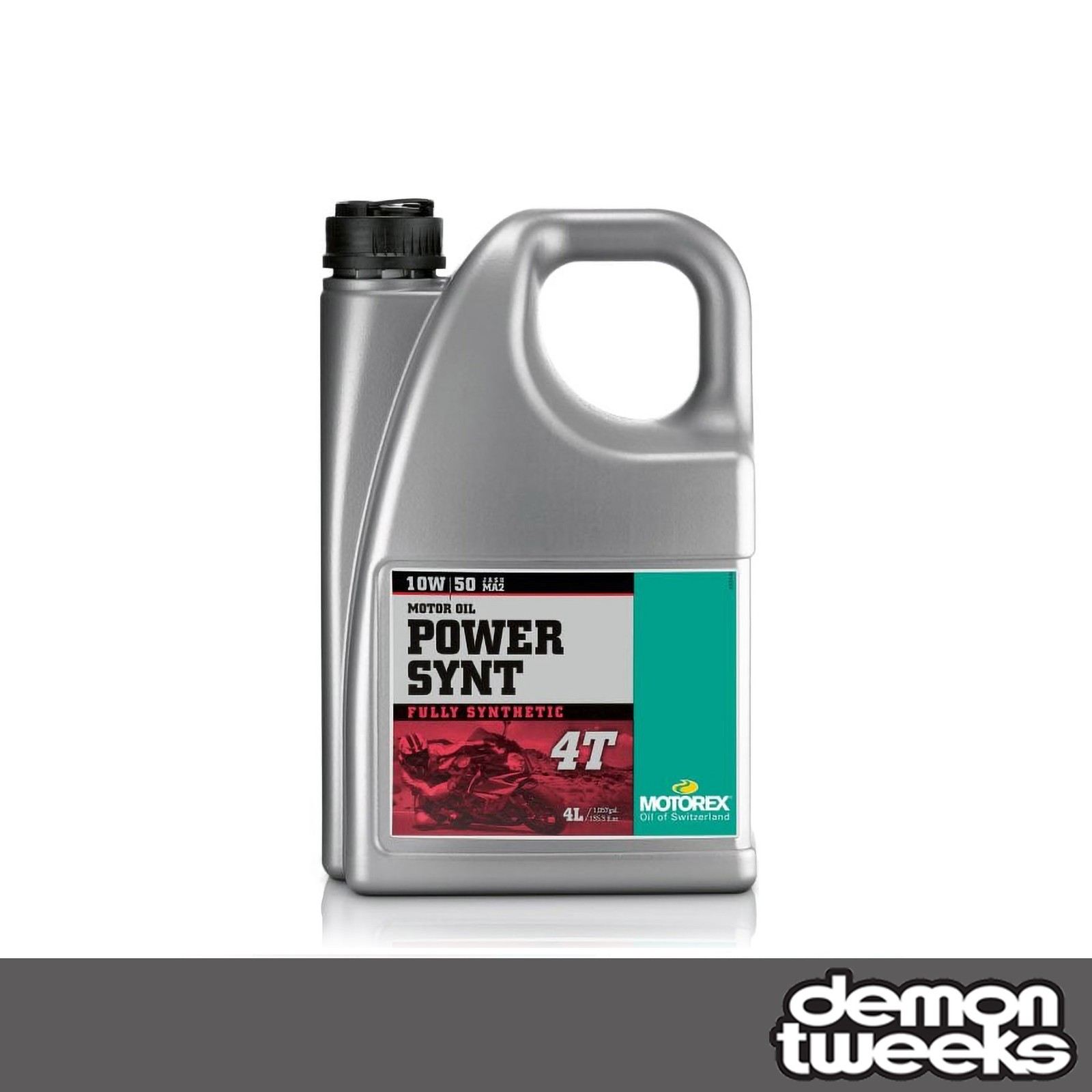 1 x Motorex Power Synt 4T Fully Synthetic 10W50 Motorcycle Engine Oil - 4 Litre